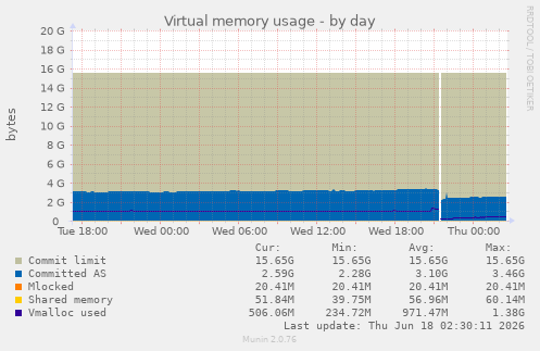 Virtual memory usage