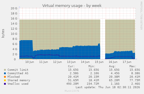 Virtual memory usage